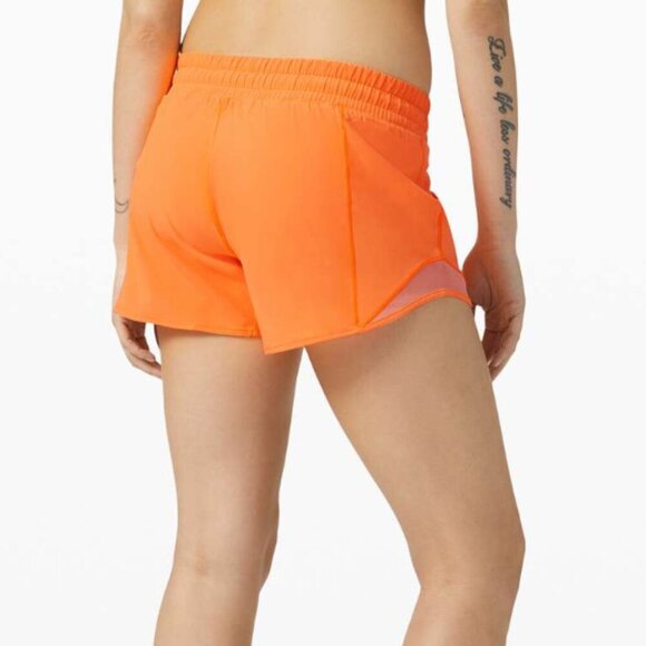 Lululemon Hotty Hot Short II *Long 4" Highlight Orange - Picture 6 of 6